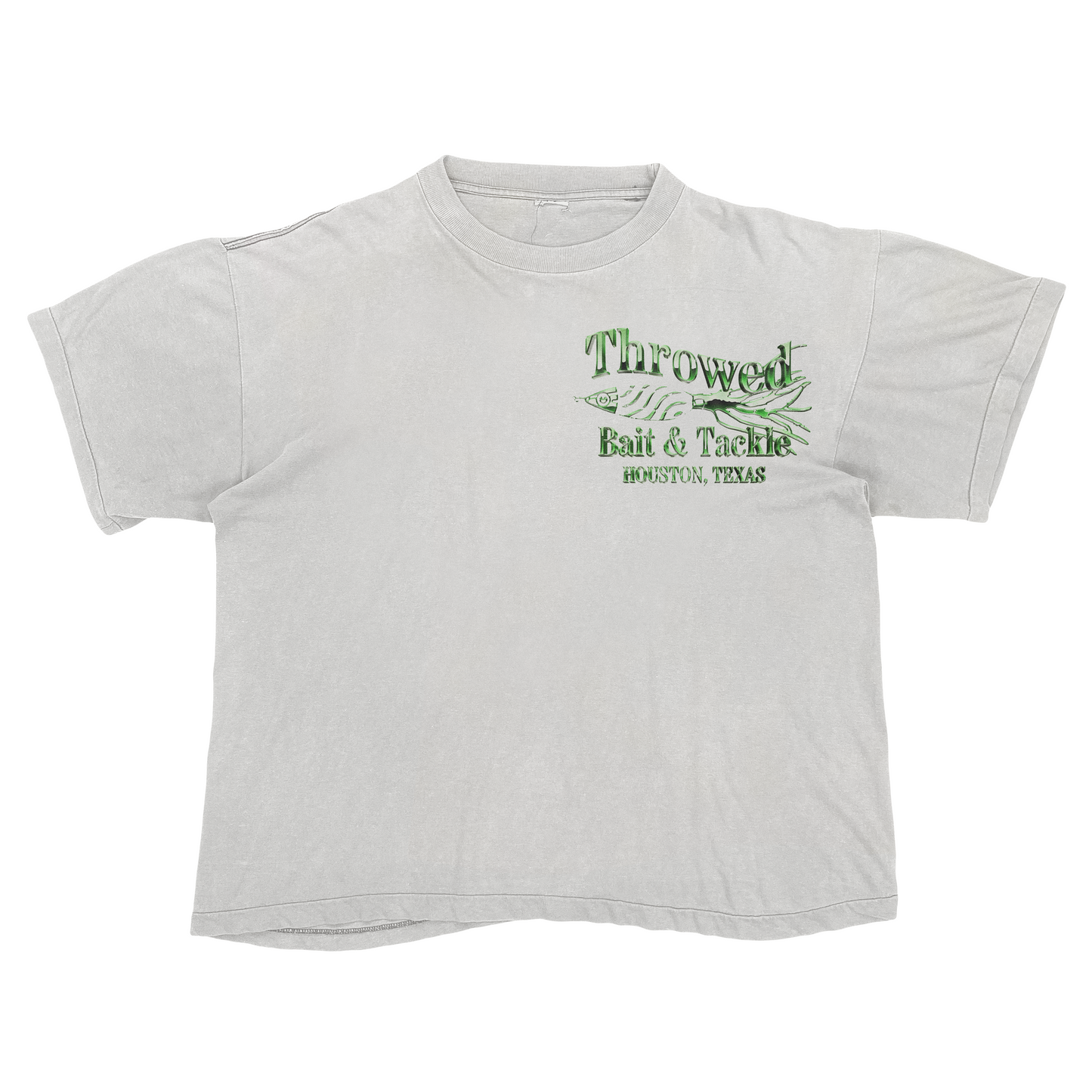 Green Chrome Bait & Tackle (WHITE TEE)