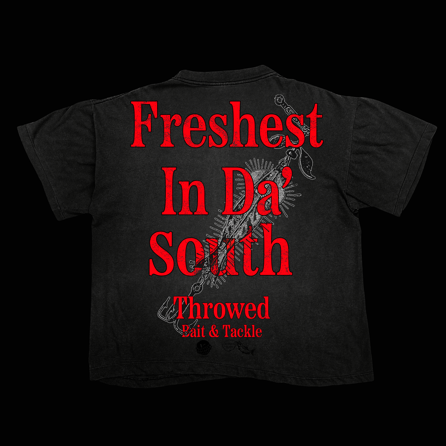 Throwed Toddler tee (black)