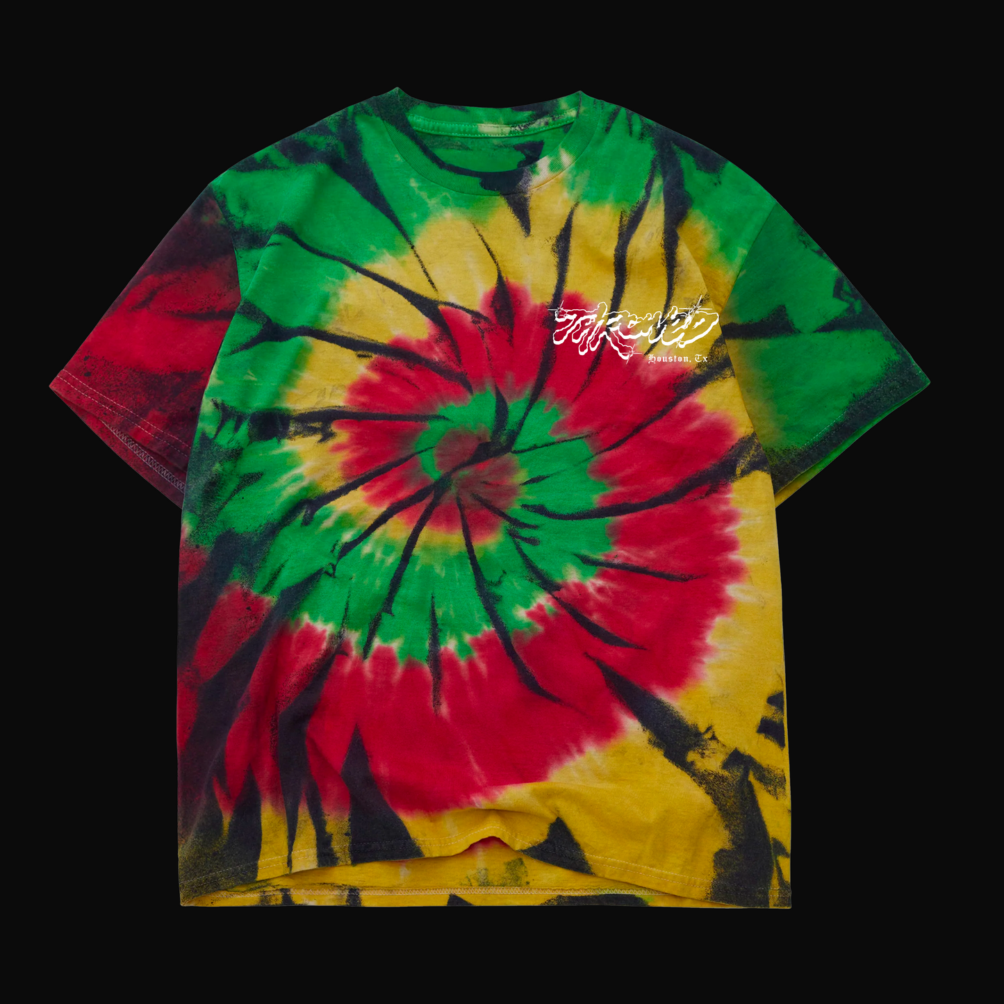 FIDS ESSENTIAL TEE (GREEN TIE DYE)