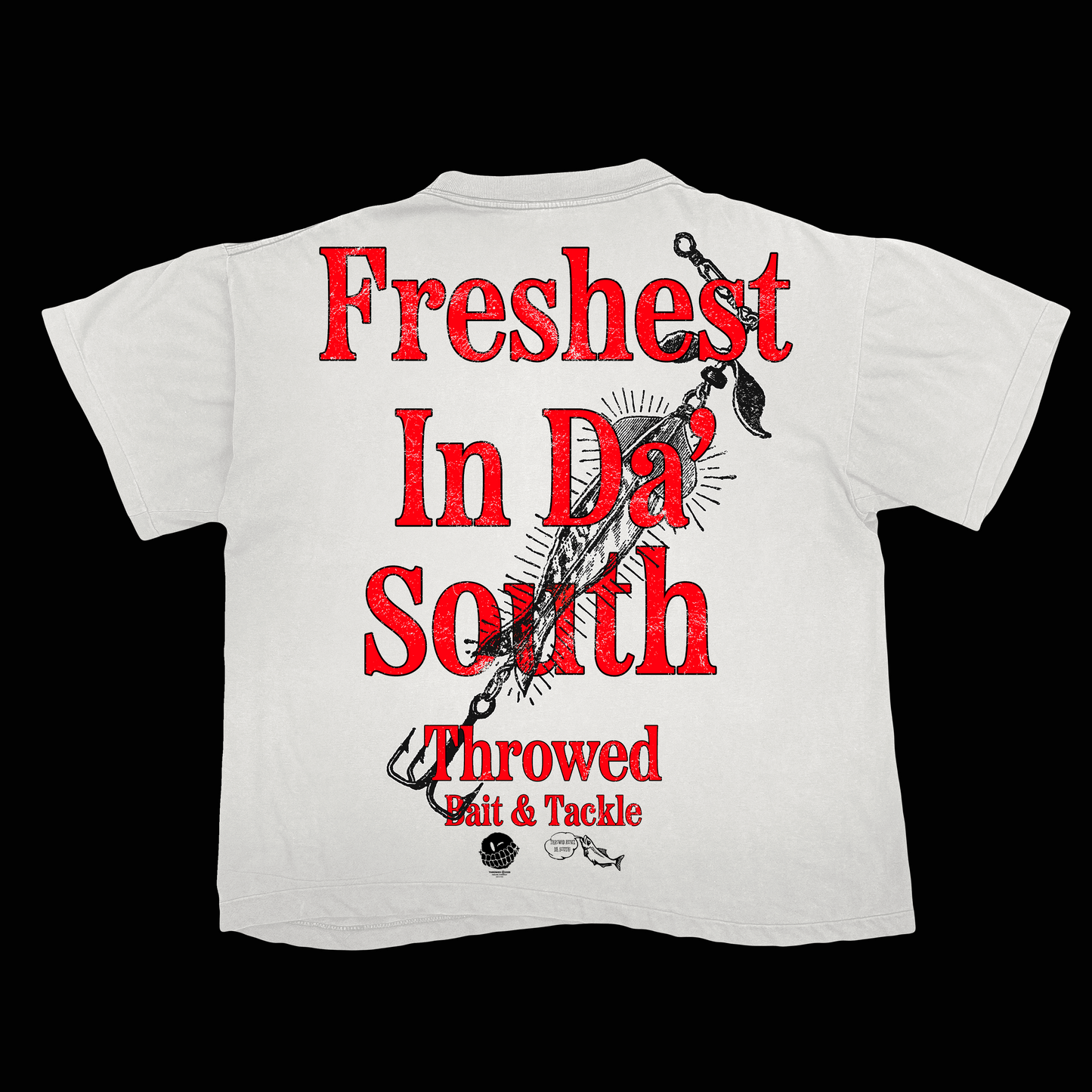 Throwed Toddler tee (white)